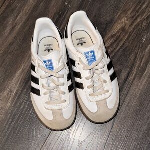 Adidas White and Black Classic Sneakers